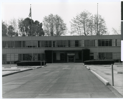Photograph of Hughes administrative building, Los Angeles, 1995