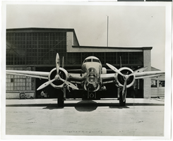 Photograph of the Lockheed 14 airplane, June 1938