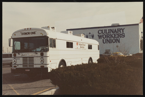 Photographs of Blood drive at the union hall, Culinary Union, Las Vegas (Nev.), 1990s (folder 1 of 1)
