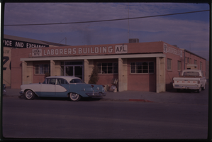 Color view of the Local 872 Laborers Building, A. F. L.