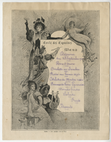 Cercle des Capucines menu, lunch, September 25, 1909