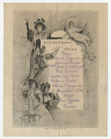 Cercle des Capucines, dinner menu, May 26, 1900