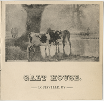Galt House lunch menu, Sunday, February 3, 1884