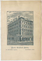 Park Central Hotel, menu, Saturday, August 23, 1884