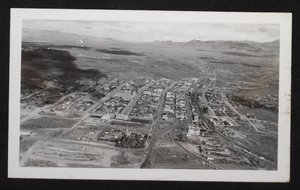 Aerial photograph of Kingman, Arizona, circa 1940s