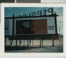 Photograph of an advertisement for the Fremont Theatre, Las Vegas (Nev.), 1967