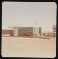 View of the American Legion Post Sign: photographic print