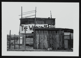 Gas station sign: photographic print
