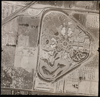 Aerial photograph of Disneyland, Anaheim, California: photographic print
