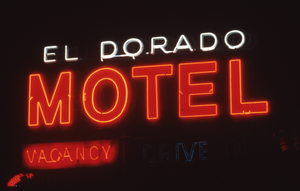 El Dorado Motel sign, Reno, Nevada: photographic print