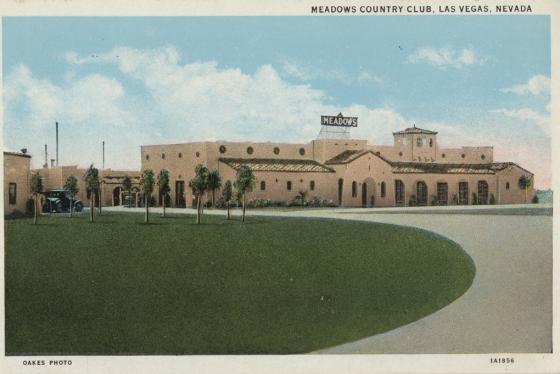 Postcard of the Meadows Country Club, 1931