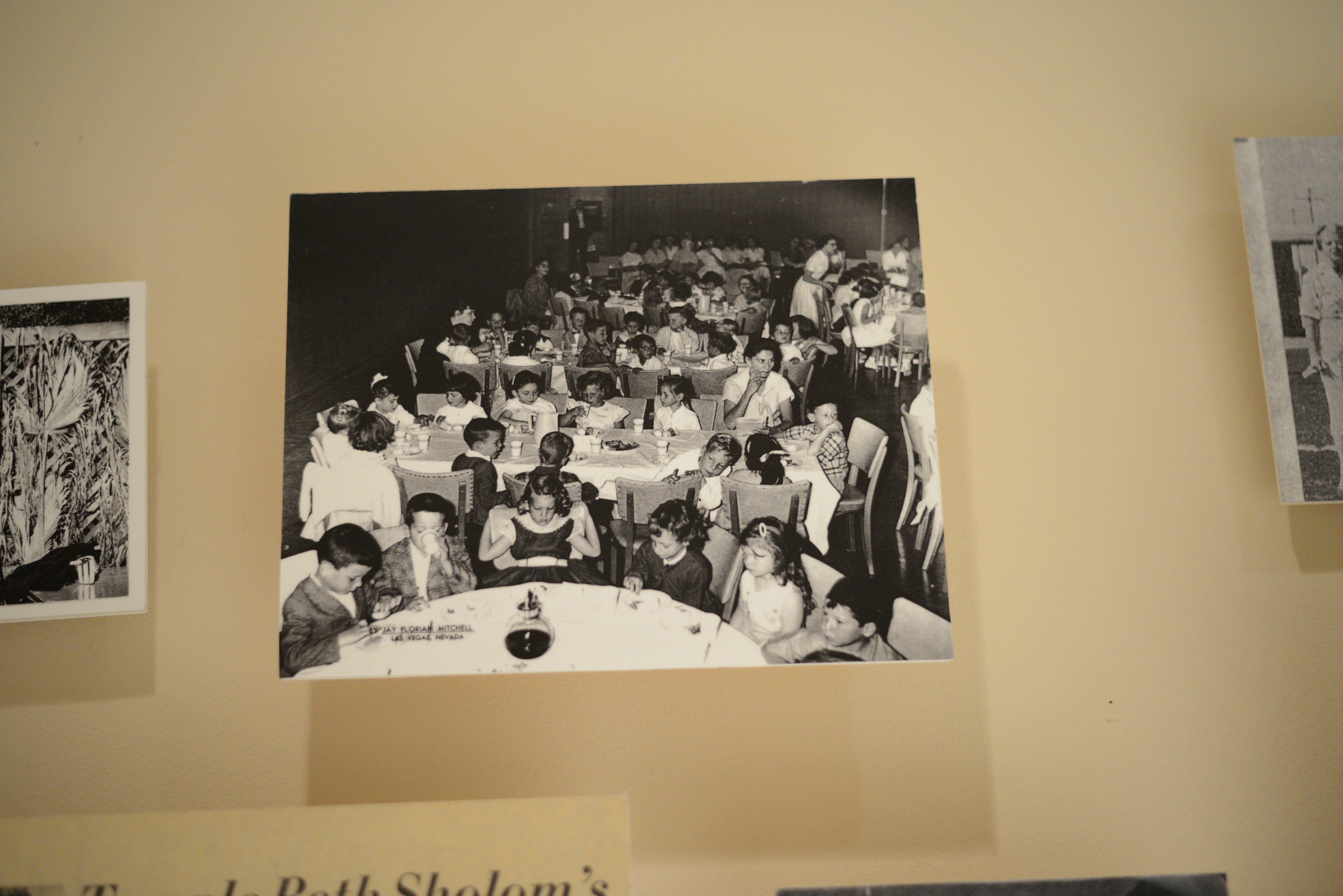 Photograph of children at banquet tables (photograph by Jay Florian Mitchell)