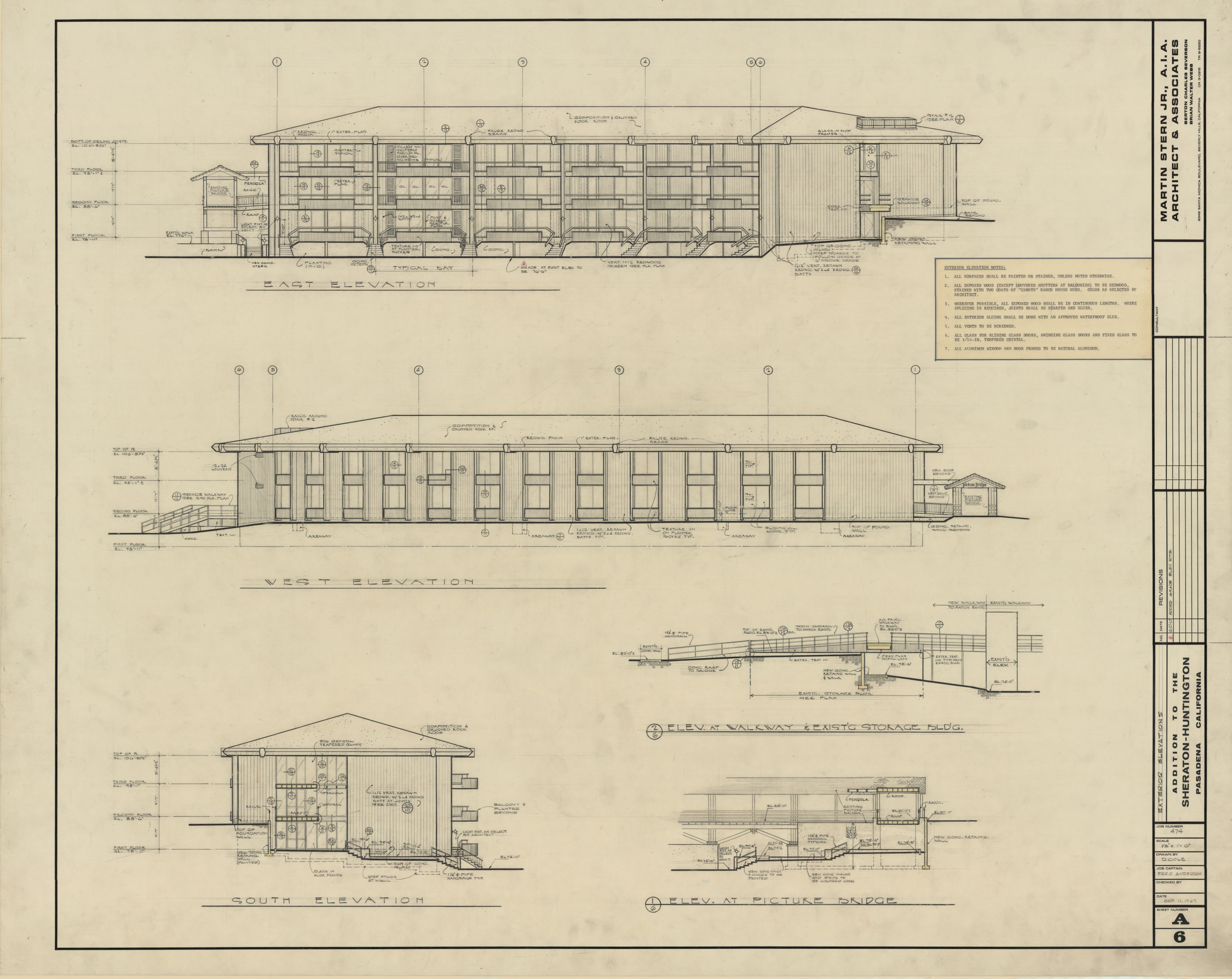 Huntington addition, architectural, electrical, mechanical, and plumbing: architectural drawings, image 006