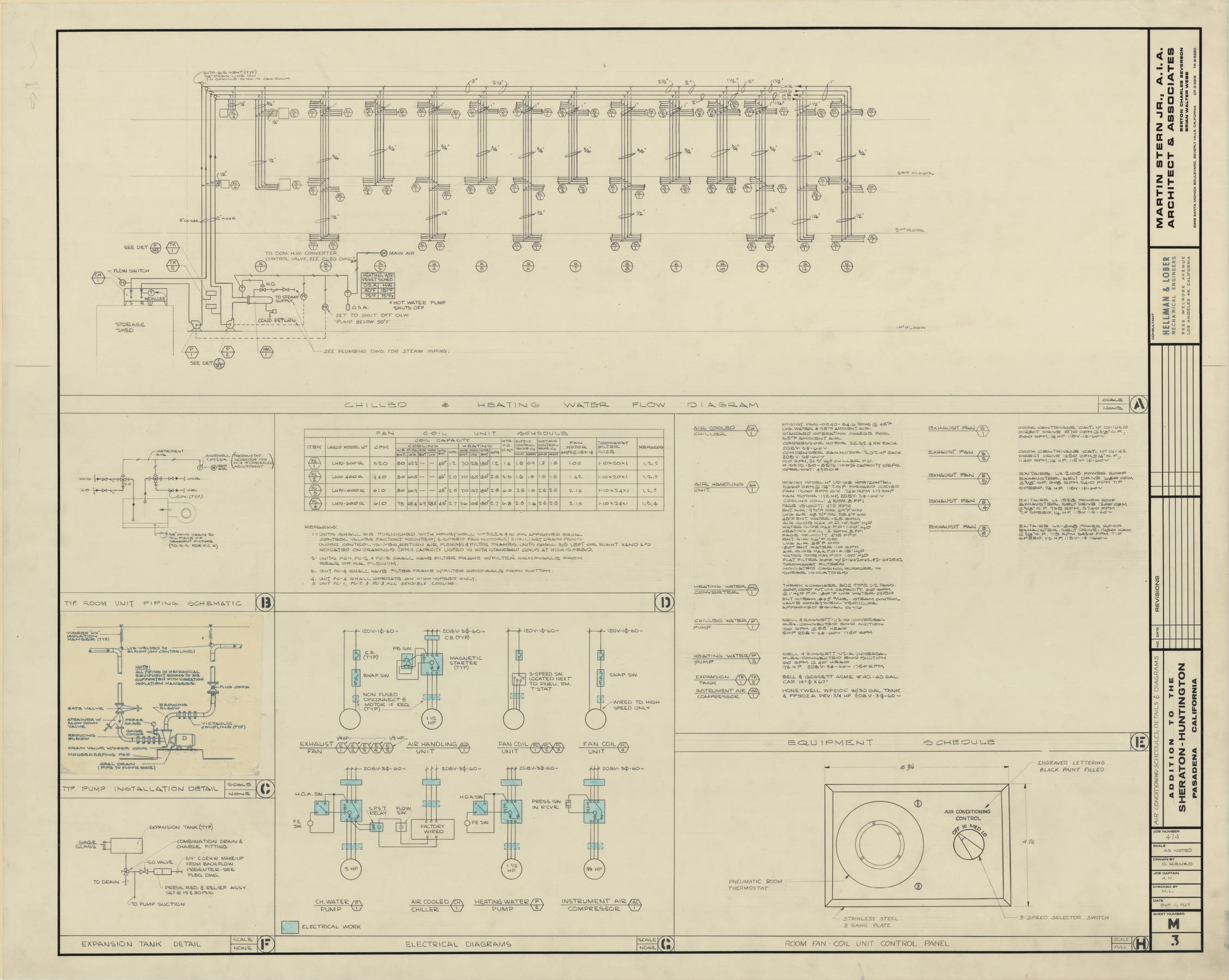 Huntington addition, architectural, electrical, mechanical, and plumbing: architectural drawings, image 023