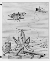 Conceptual drawing of Mobots, 1959