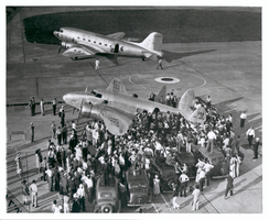 Photograph of Lockheed-14 at Floyd Bennett Airport, Brooklyn, July 10, 1938