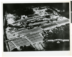 Aerial photograph of Hughes Tool Company, Houston, Texas, circa 1960s