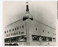 Photograph of the RKO Radio Pictures building, California, circa early 1950s