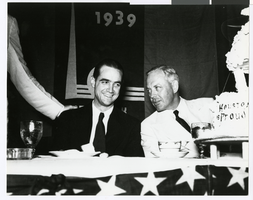 Photograph of Howard Hughes and Noah Dietrich, Houston, Texas, July 30, 1939