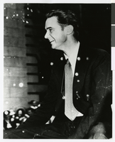 Photograph of Howard Hughes in profile, circa 1930s