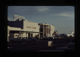 Film transparency of the Hughes Executive Air Terminal, Las Vegas, circa 1960s