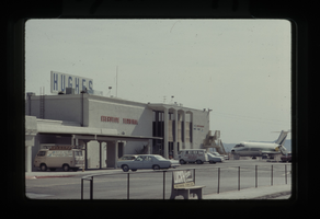 Film transparency of the Hughes Executive Air Terminal in Las Vegas, circa 1960s