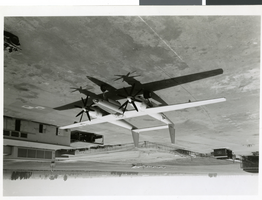 Photograph of XF-11 aircraft before first test flight, Culver City (Calif.), April 1947