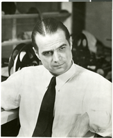 Photograph of Howard Hughes in his RKO office, 1946-1957