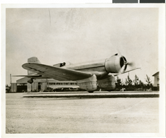 Photograph of the Northrop Gamma Racer, Miami, Florida, April 21, 1936