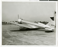 Photograph of the Northrop Gamma Racer, 1936