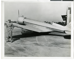Photograph of the Northrop Gamma Racer, Chicago, May 14, 1936