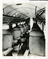 Photograph of the cross-section of a plane, circa 1937
