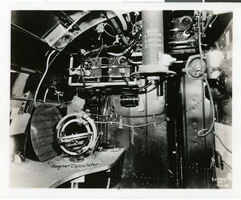 Photograph of interior plane communication equipment, 1930-1950