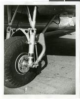 Photograph of landing gear, 1930-1950