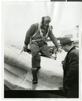 Howard Hughes at the Newark Airport, New Jersey, January 1937
