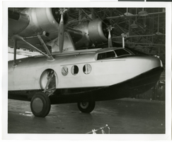 Photograph of a Sikorsky flying boat aircraft, circa 1937