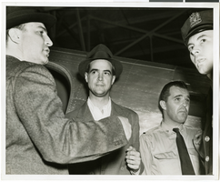 Photograph of Howard Hughes and officers, circa late 1930s