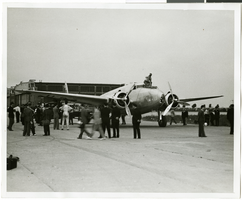 Photograph of the Lockheed 14 aircraft, New York, New York, July 9, 1938