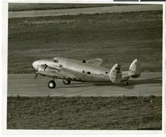 Photograph of the Lockheed 14, Floyd Bennett Field, New York, July 10, 1938