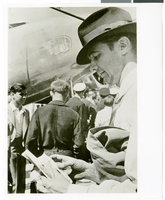 Photograph of Howard Hughes in Moscow, July 1938