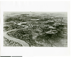 Aerial photograph of an unknown landscape, circa 1938