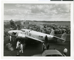 Photograph of the Lockheed 14 aircraft, Fairbanks, Alaska, July 15, 1938