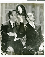 Photograph of Howard Hughes and Grover Whalen, New York City, July 15, 1938