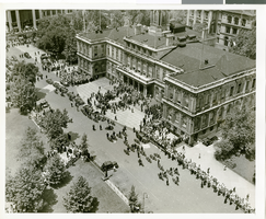 Photograph of a parade for Howard Hughes, New York City, July 15, 1938