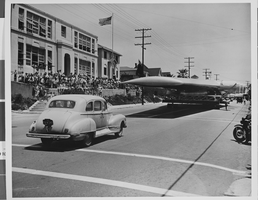 Photograph of the transportation of Howard Hughes' Hercules, California, June 13, 1946