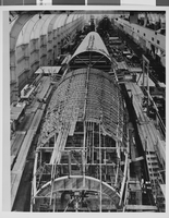Photograph of the construction of Howard Hughes' Hercules, California, circa 1946
