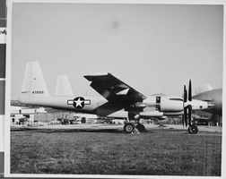 Photograph of Howard Hughes' XF-11, California, circa 1946
