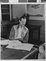 Photograph of Howard Hughes, circa 1947