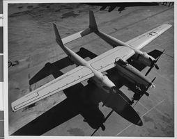 Photograph of the Air Force test plane, circa 1947