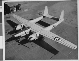 Photograph of the Air Force test plane, circa 1947